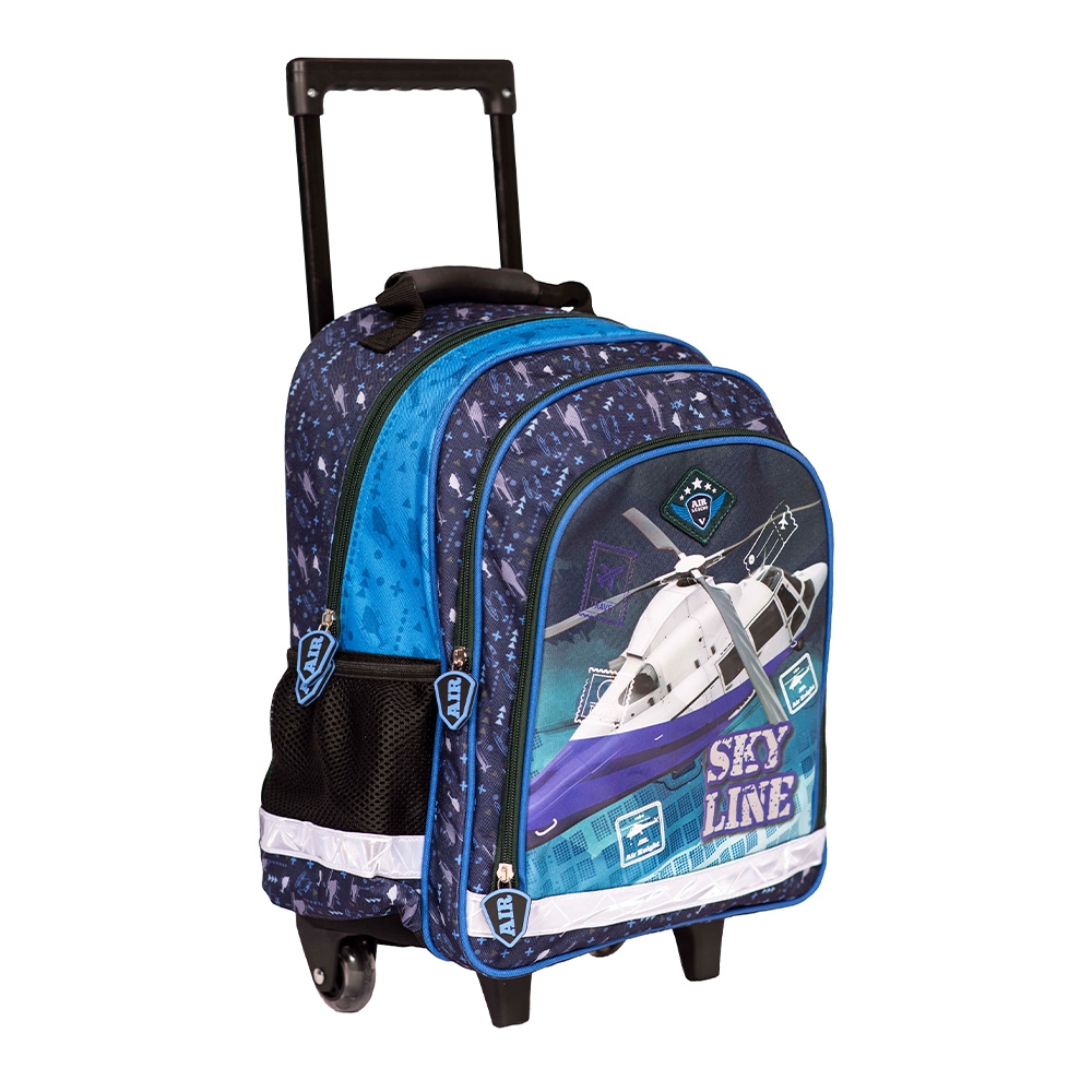 Ghiozdan trolley, 38x29x14 cm, SKY LINE - S-COOL - imagine 3