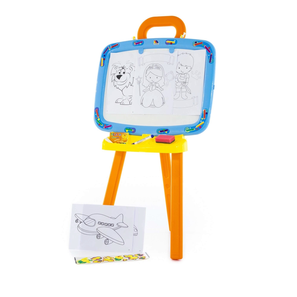 Tablita pentru scris, 2 in 1, cu burete, 63,5x46,7x10 cm, Polesie - imagine 9