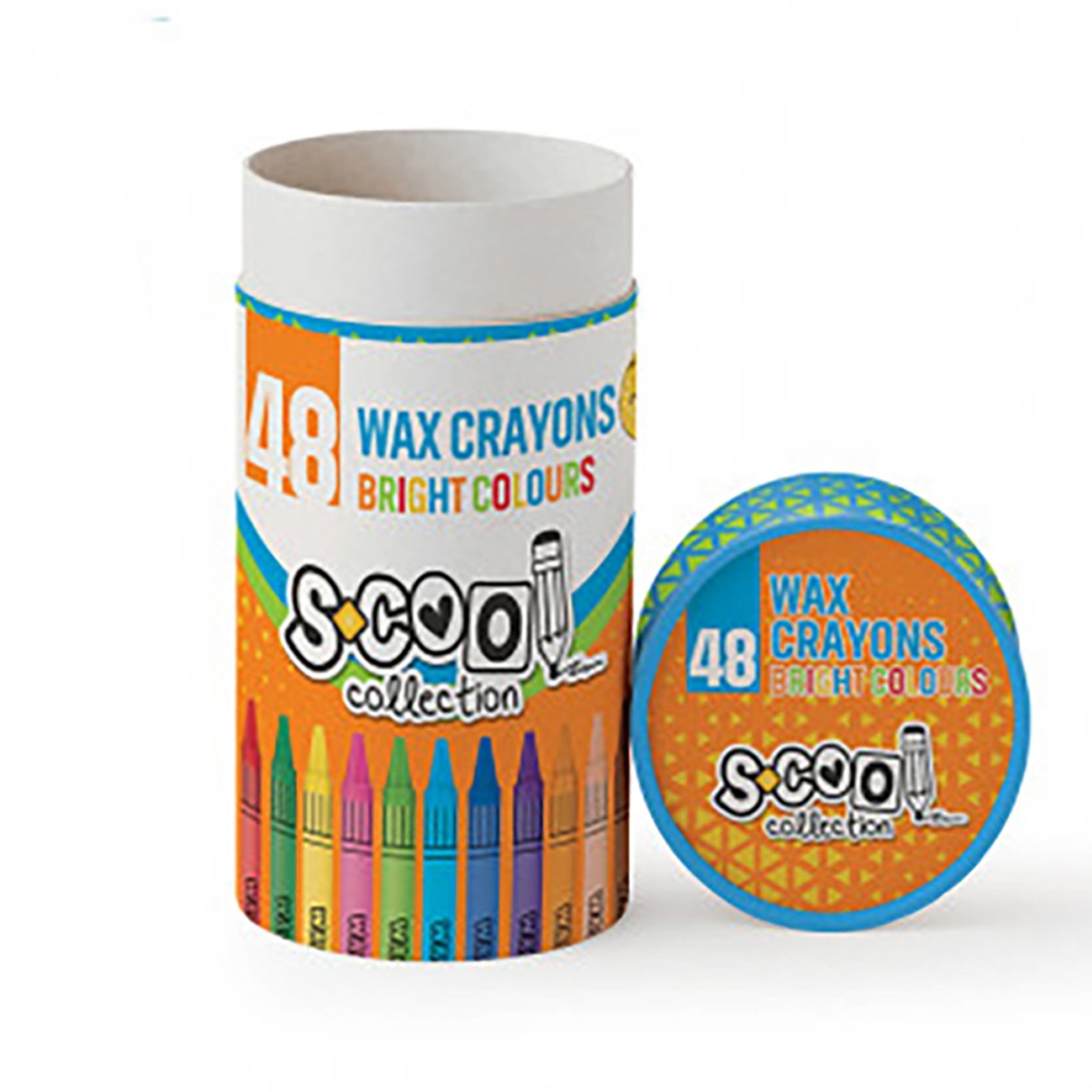 Creioane cerate, 48 cul/set - S-COOL - imagine 3