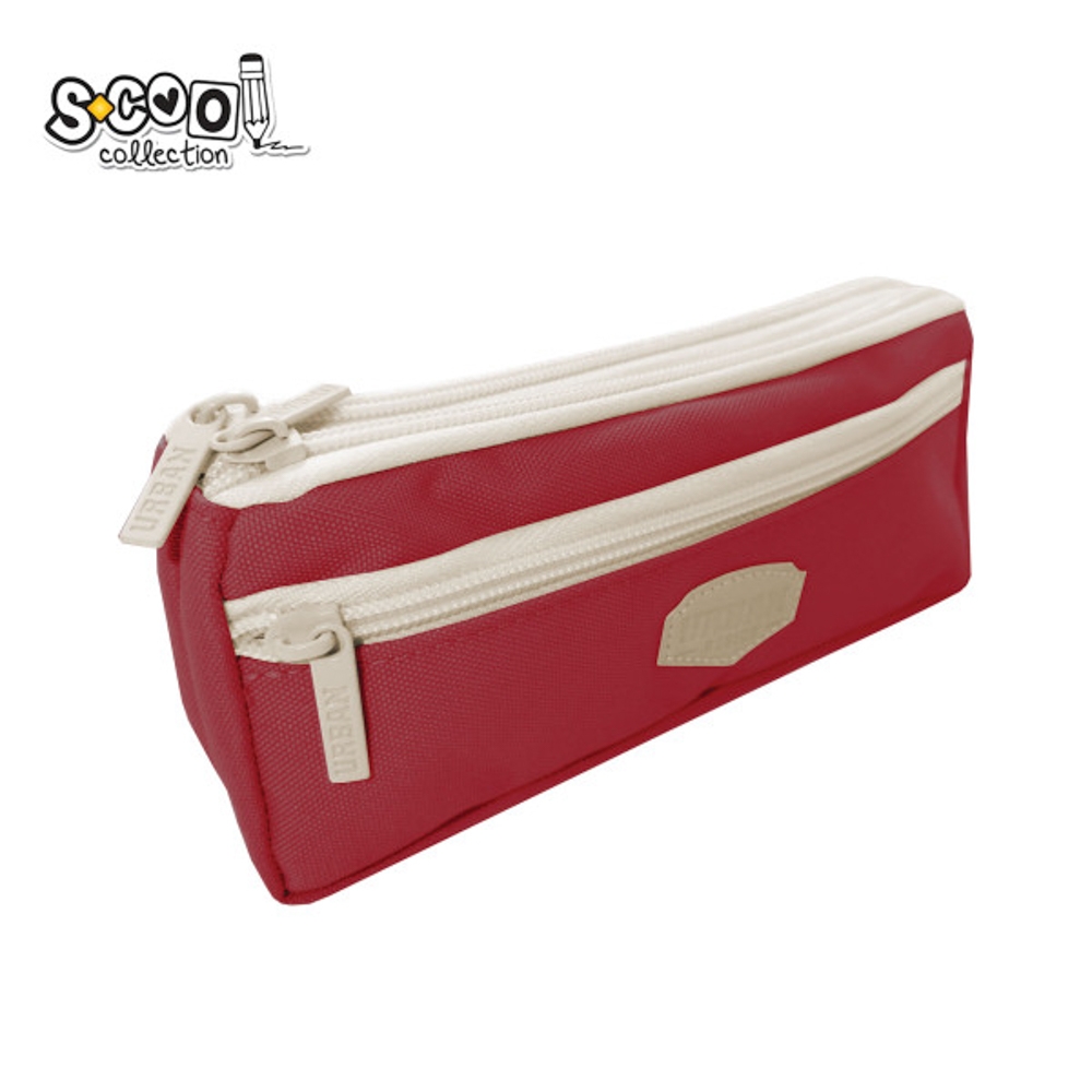 Penar borseta, 2 fermoare, Urban, 21x5.5x21 cm - S-COOL - imagine 7