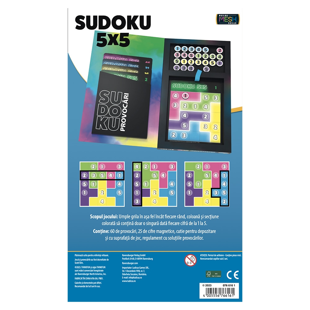 Thinkfun - Sudoku 5x5, Limba Romana - imagine 4
