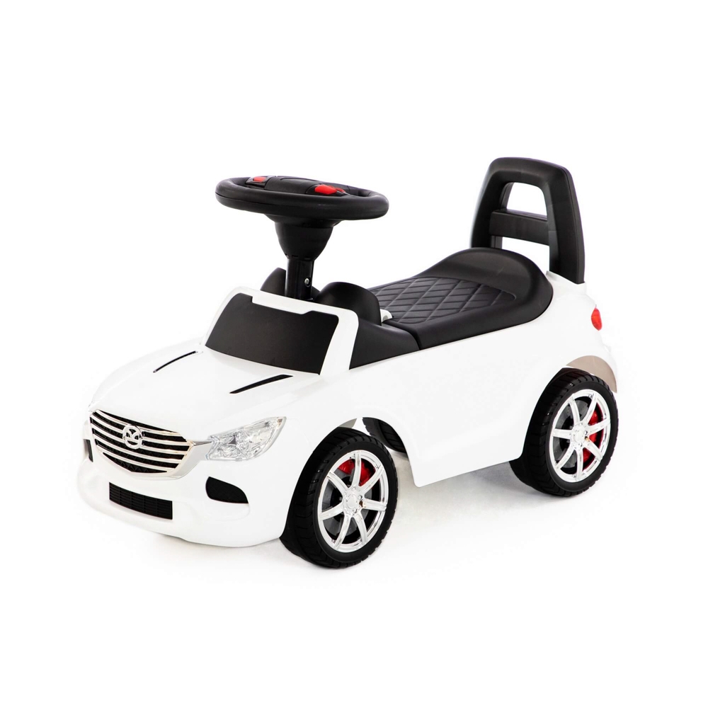 Masinuta - Supercar, alba, fara pedale, 66x28.5x30 cm, Polesie - imagine 4