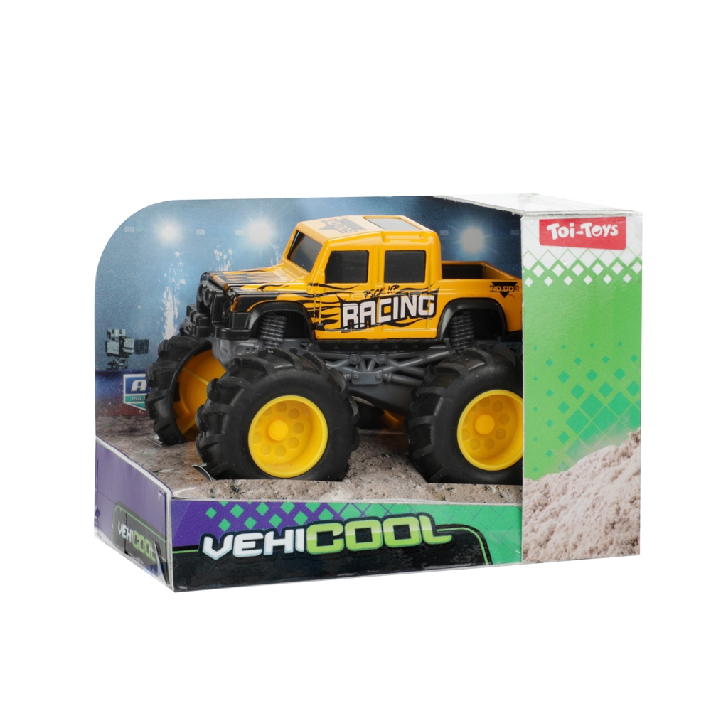 Masina Monster Truck, din metal - Toi-Toys - imagine 3