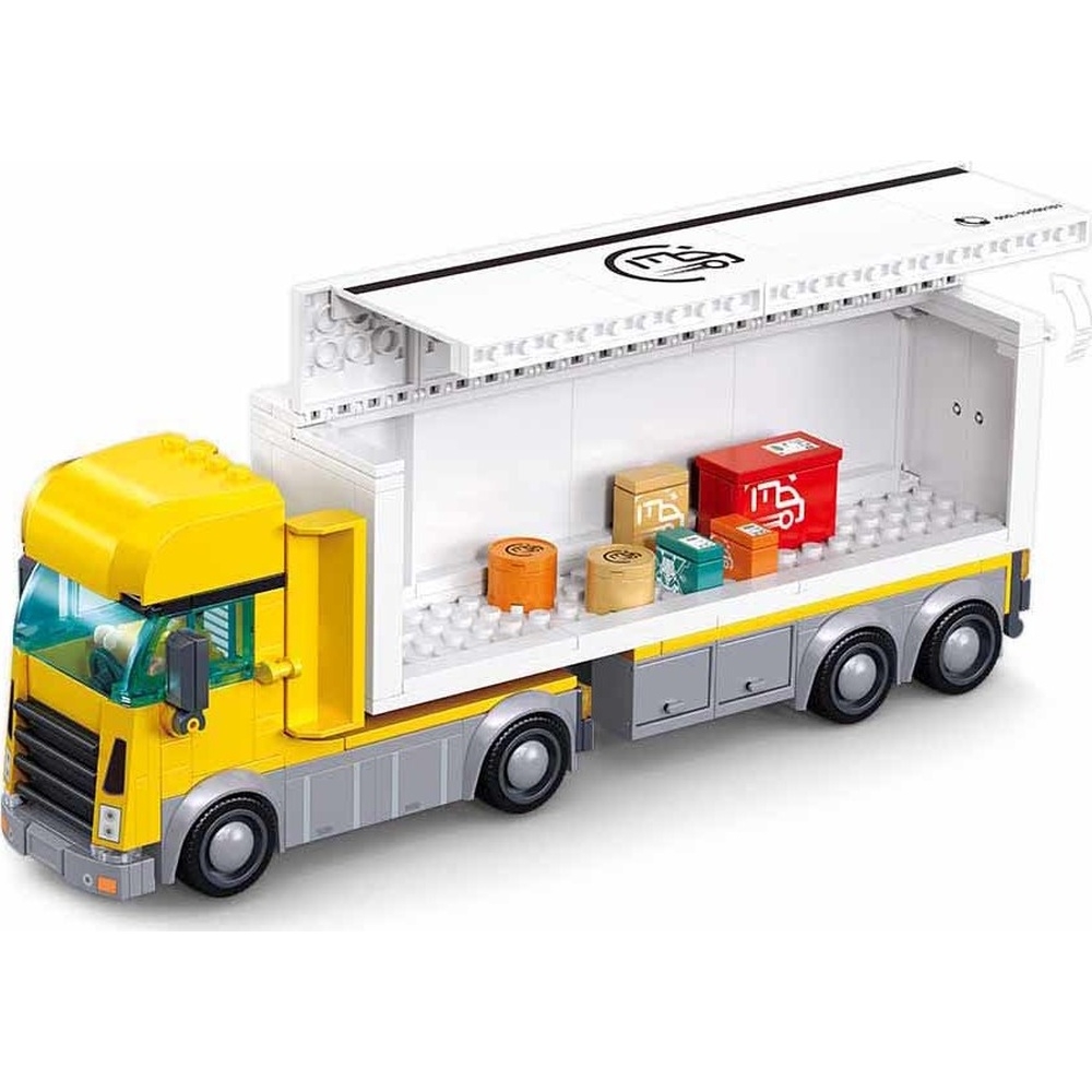 Set de constructie Metropolis, 269 piese, Tir - Sluban - imagine 4