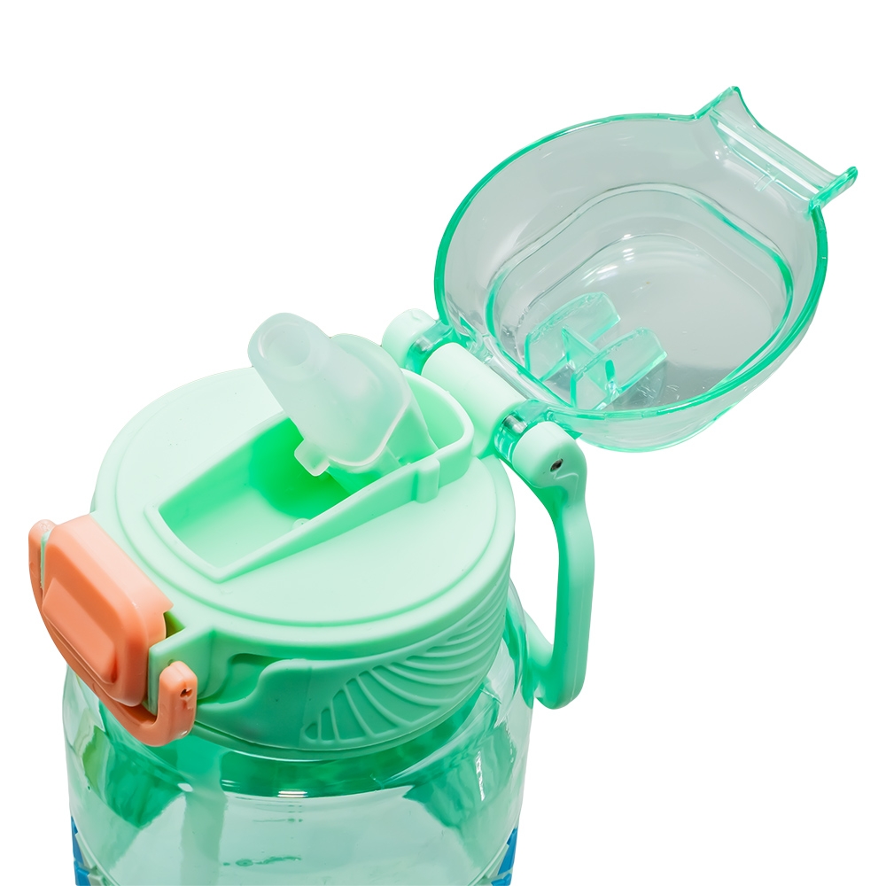 Sticla apa, din plastic, transparenta, cu grip, 800 ml - imagine 10