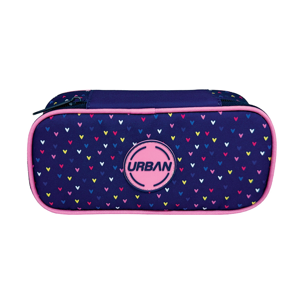 Penar borseta Urban, 1 fermoar, 23x11x6 cm, Hearts - S-COOL