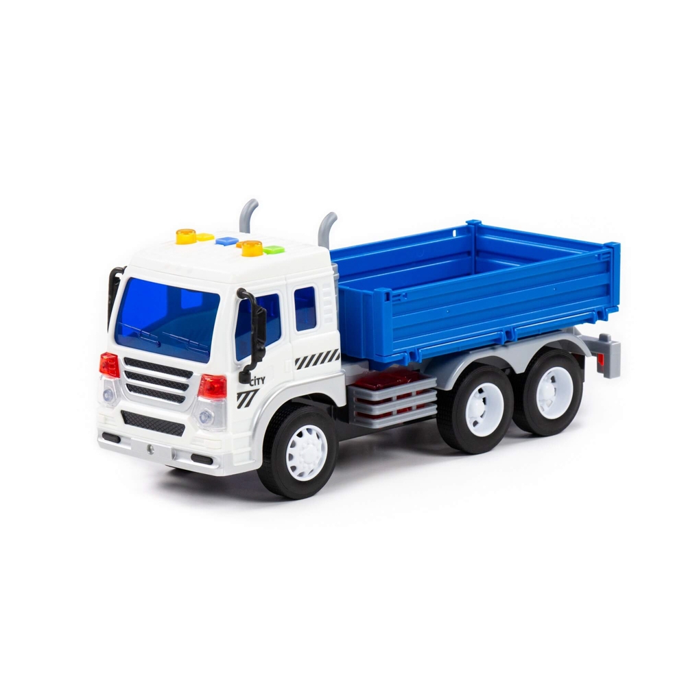 Camion cu lumina si sunete, 32x11,5x18,5 cm, Polesie - imagine 3