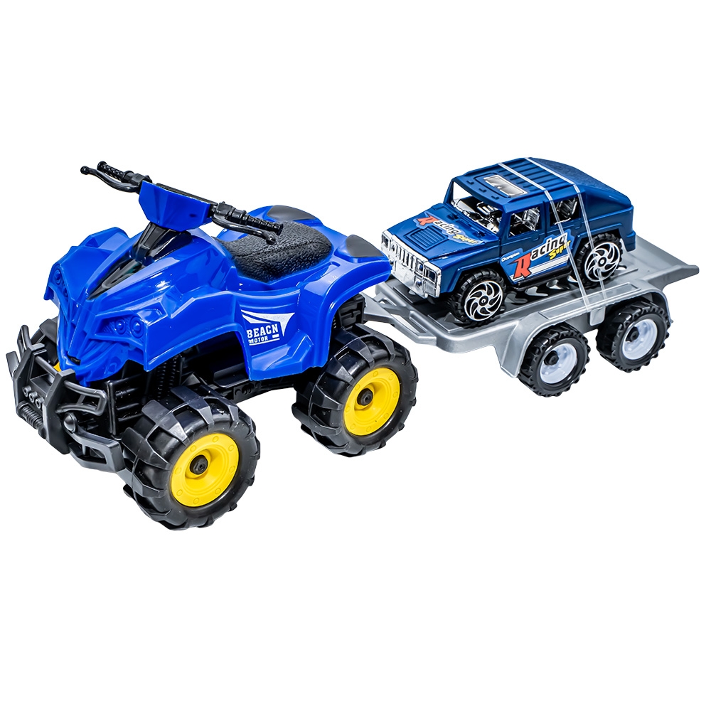 ATV + platforma si motocicleta