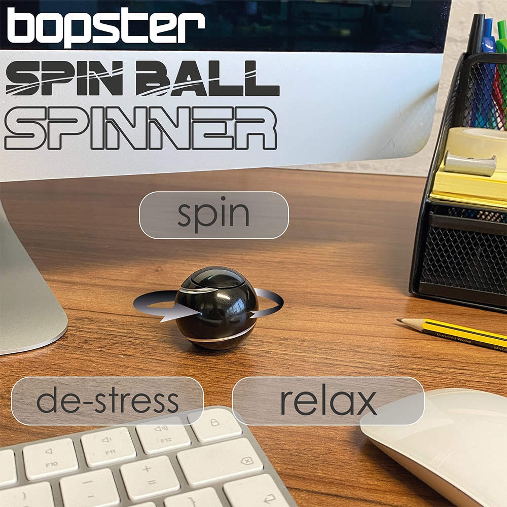 Bopster Spin Ball, Negru - imagine 10