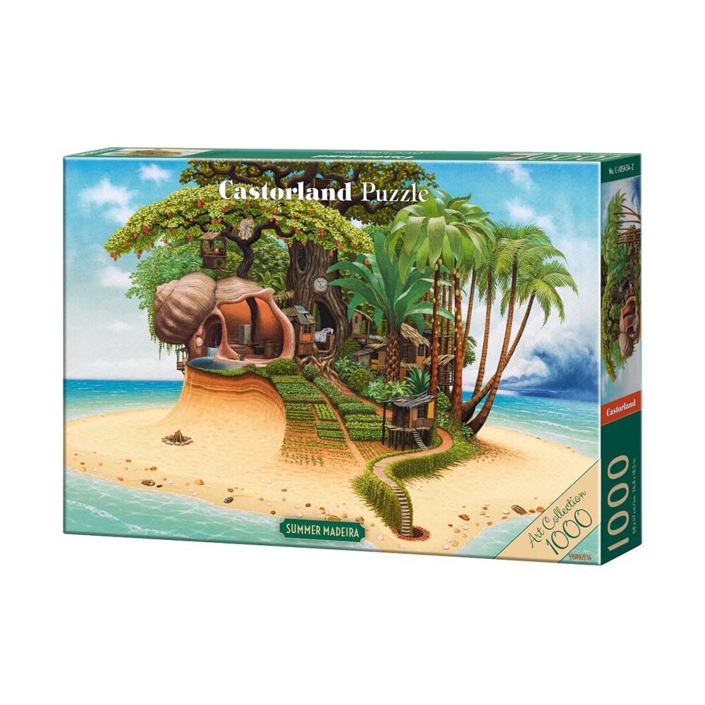 Puzzle 1000 piese, Insula Pustie, Art Collection - Castorland