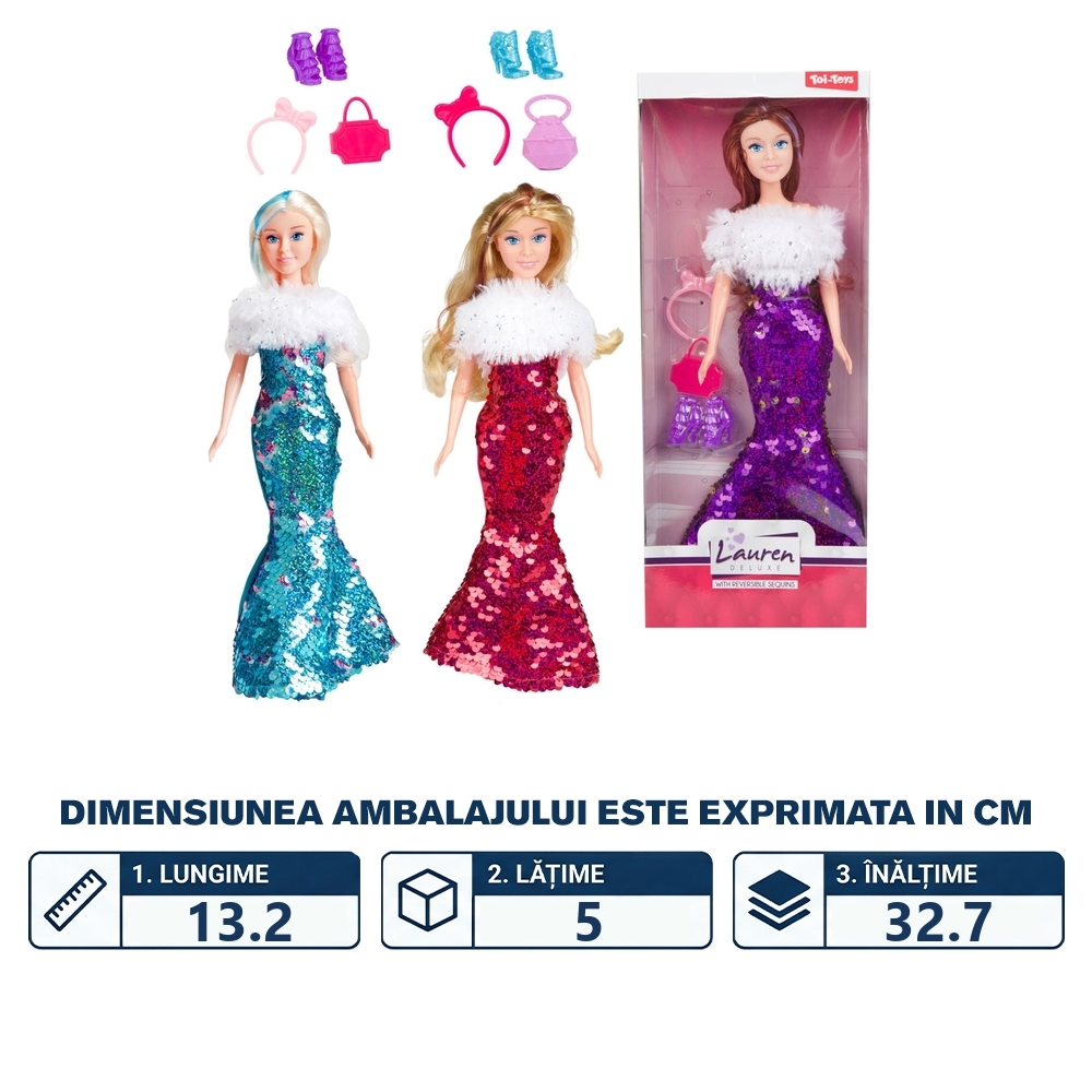 Papusa cu accesorii - Toi-Toys - imagine 2