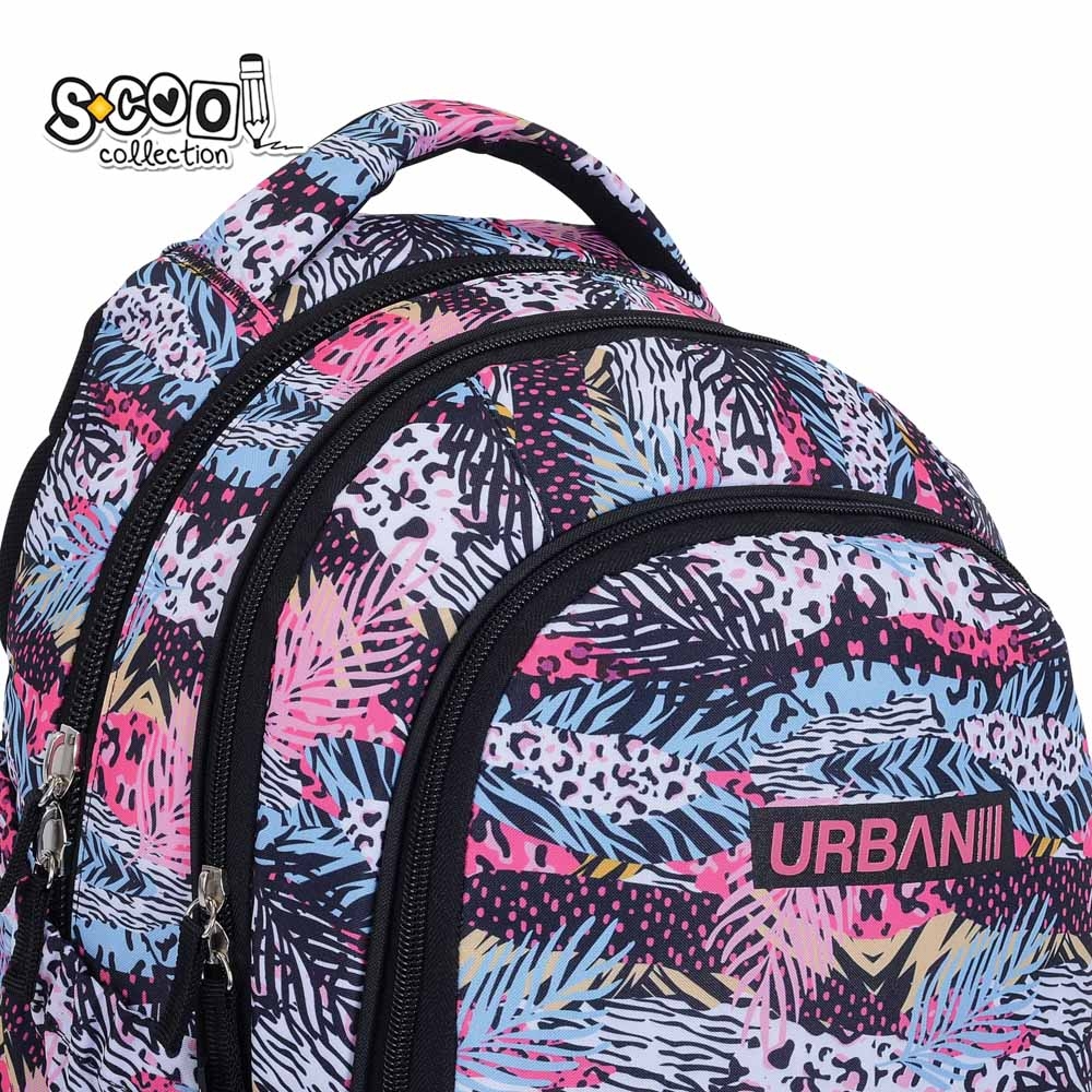 Ghiozdan anatomic light, URBAN, 41x28x17 cm, PATTERN - S-COOL - imagine 7