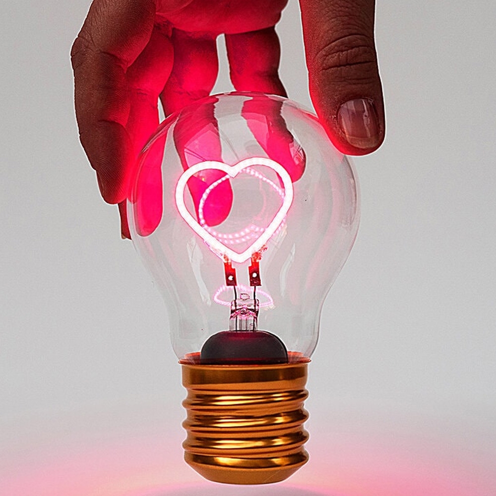 Lampa inimioara, incarcare USB - imagine 4