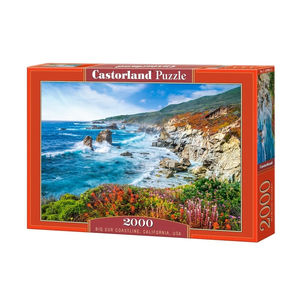 Puzzle 2000 piese, Coasta Big Sur - Castorland