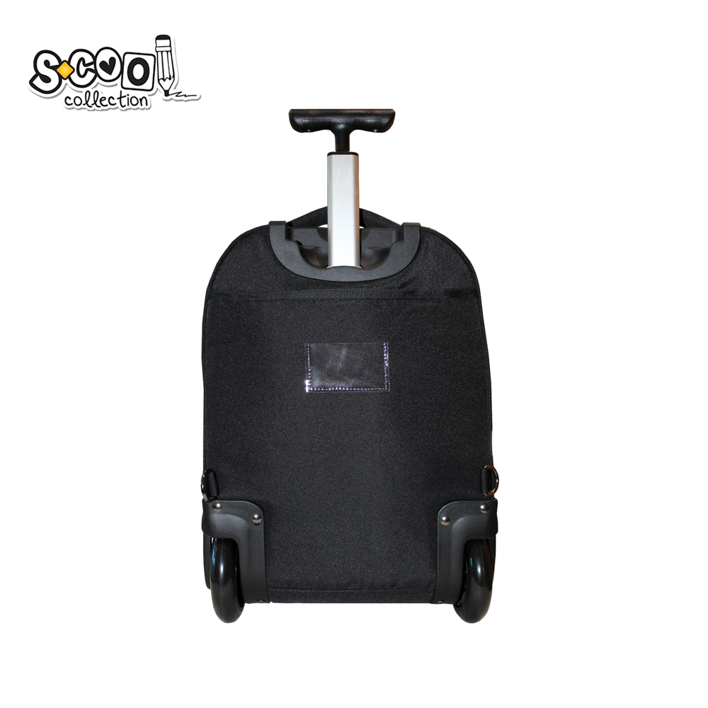 Ghiozdan trolley premium, compartiment laptop, 34x20x49 cm - S-COOL - imagine 4