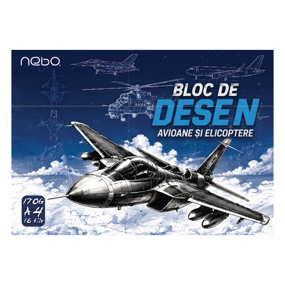 Bloc desen A4 16 file 170 g/mp - NEBO - imagine 2