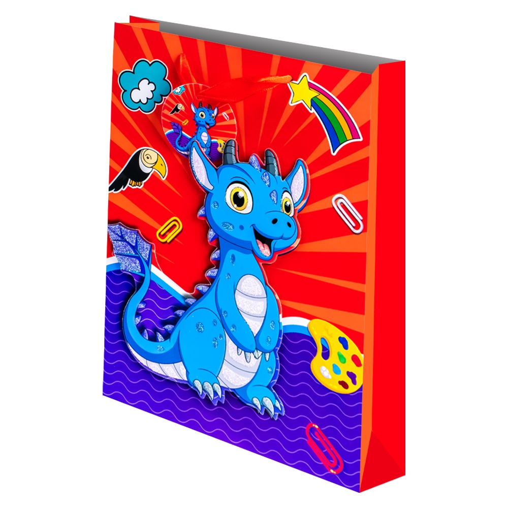 Punga cadou 3D, Dinozaur, 17.5x24x8 cm - imagine 5