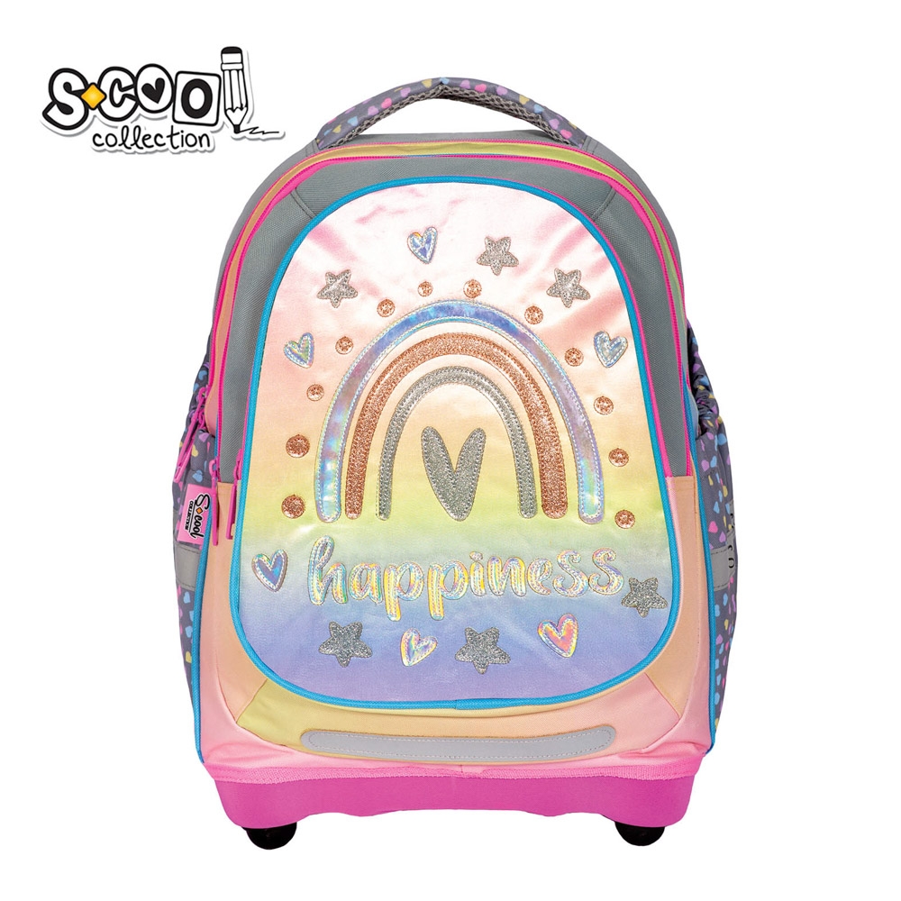 Ghiozdan anatomic, 38x39x19.5 cm, HAPPINESS - S-COOL
