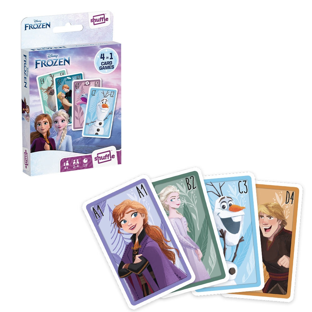 Joc 4 in 1 Frozen 2, Shuffle Fun