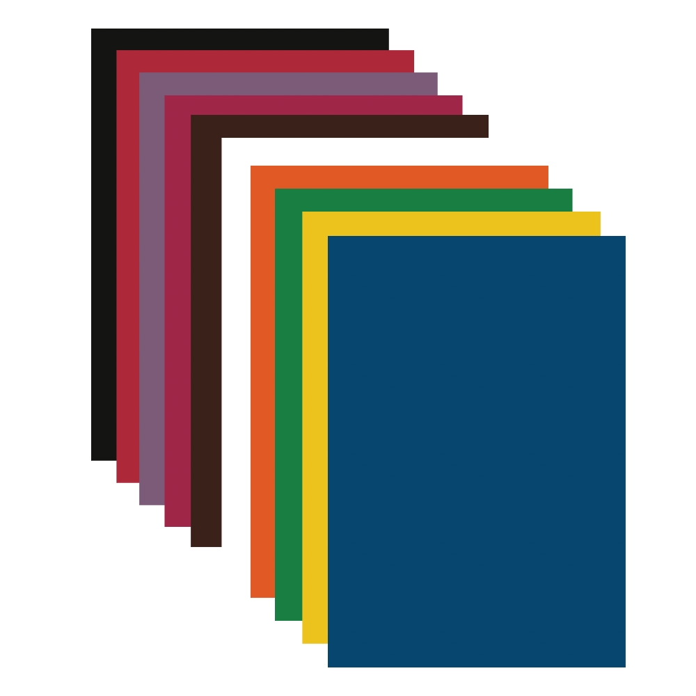 Hartie buretata, 10 culori/set, 20x30 cm - S-COOL - imagine 3