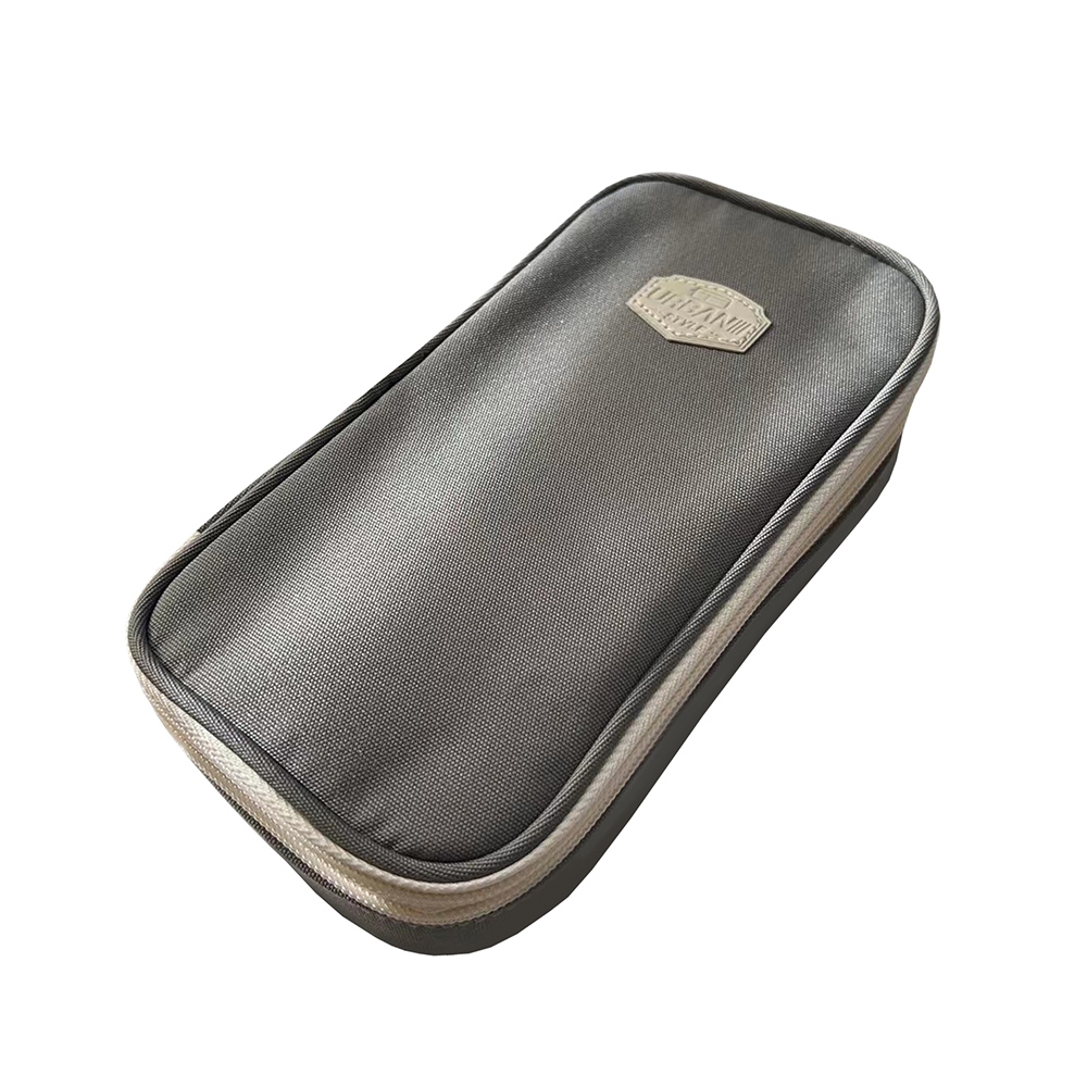 Penar borseta Urban, 2 fermoare, GREY, 21X6.5X11CM - S-COOL