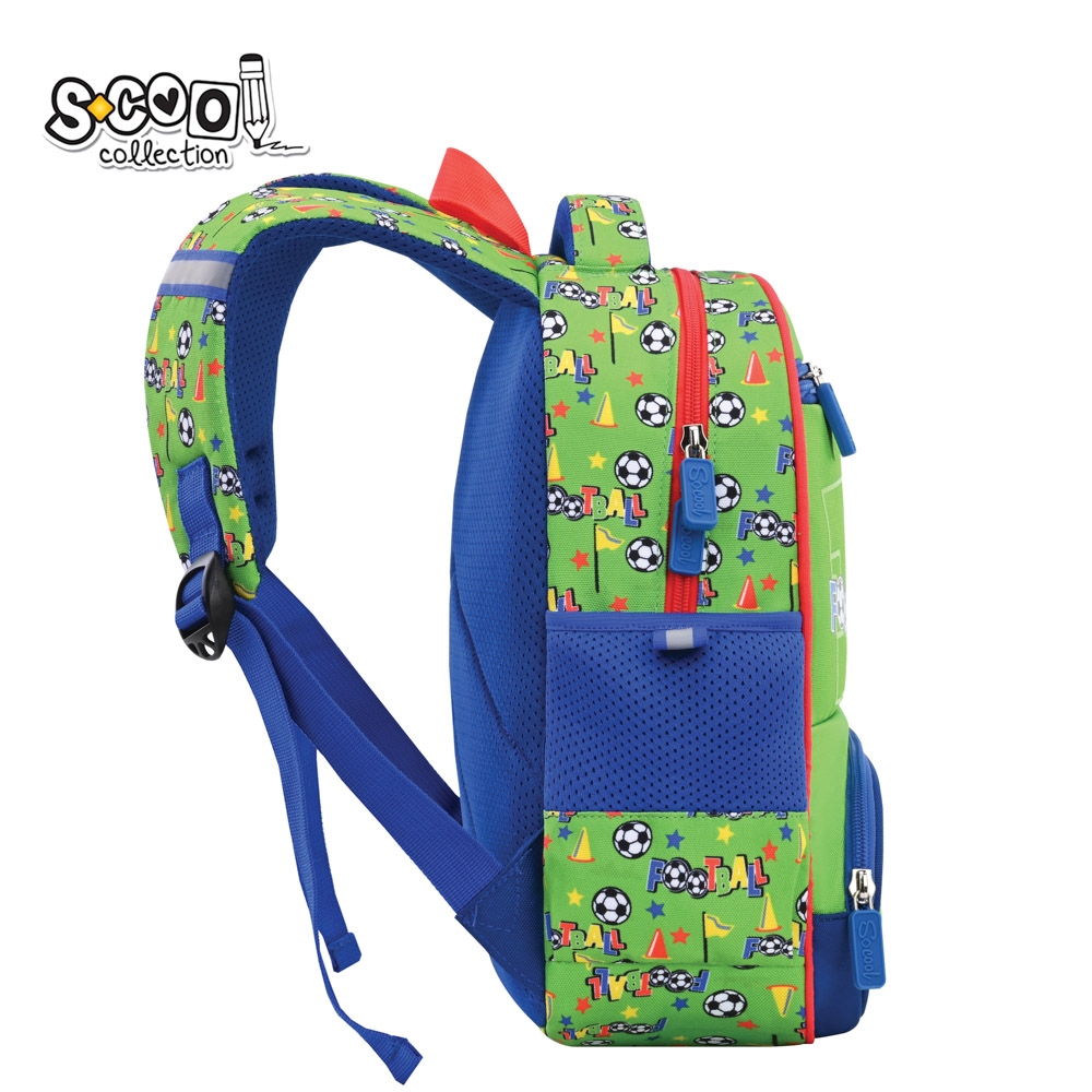 Ghiozdan gradinita, 30x25x14 cm, FOOTBALL FUN - S-COOL - imagine 3