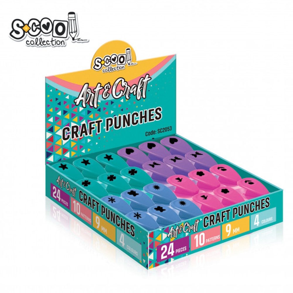 Accesorii craft, perforator, 9 mm, diverse modele - S-COOL - imagine 3