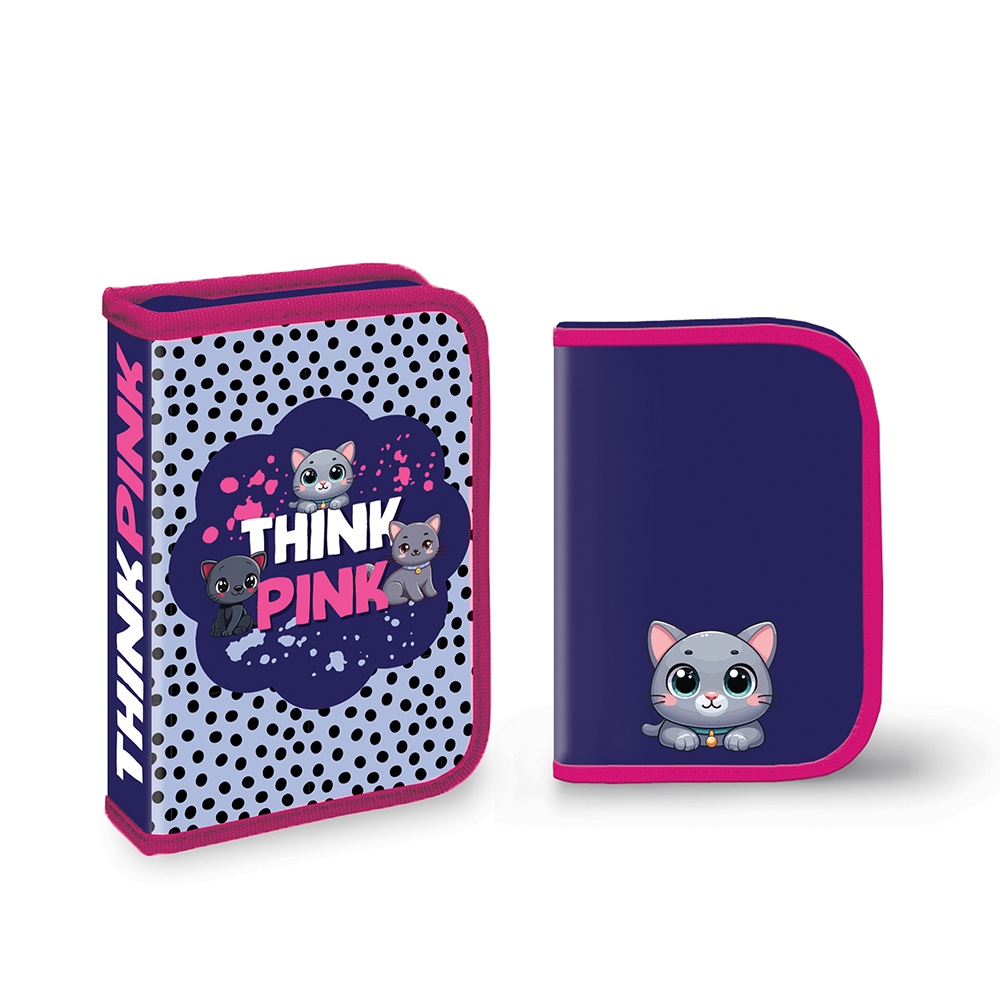 Penar echipat, 1 fermoar, 2 ext., 32 piese, Think pink - S-COOL