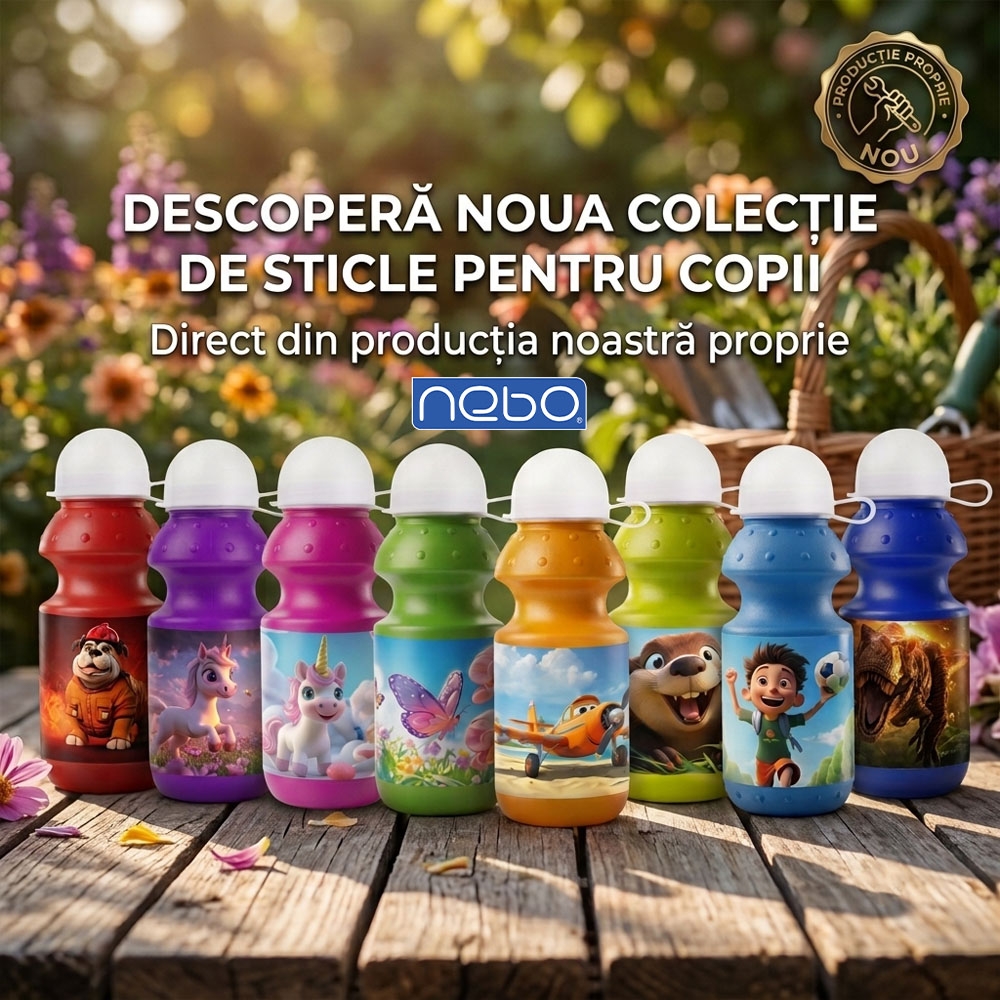 Sticla apa, 350 ml, Galbena - NEBO - imagine 4