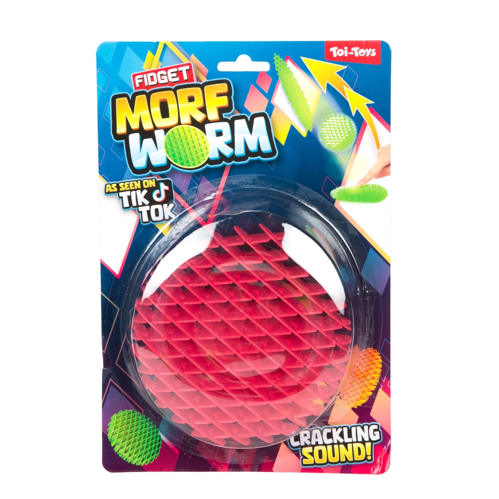 Jucarie antistres, Morf Worm, 30 cm - Toi-Toys - imagine 5