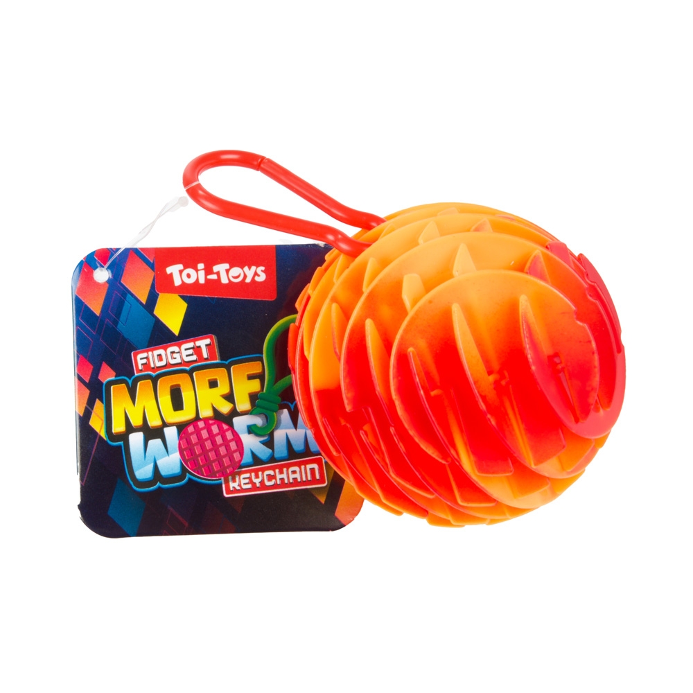 Breloc antistres, Morf Worm, 15 cm - Toi-Toys - imagine 6