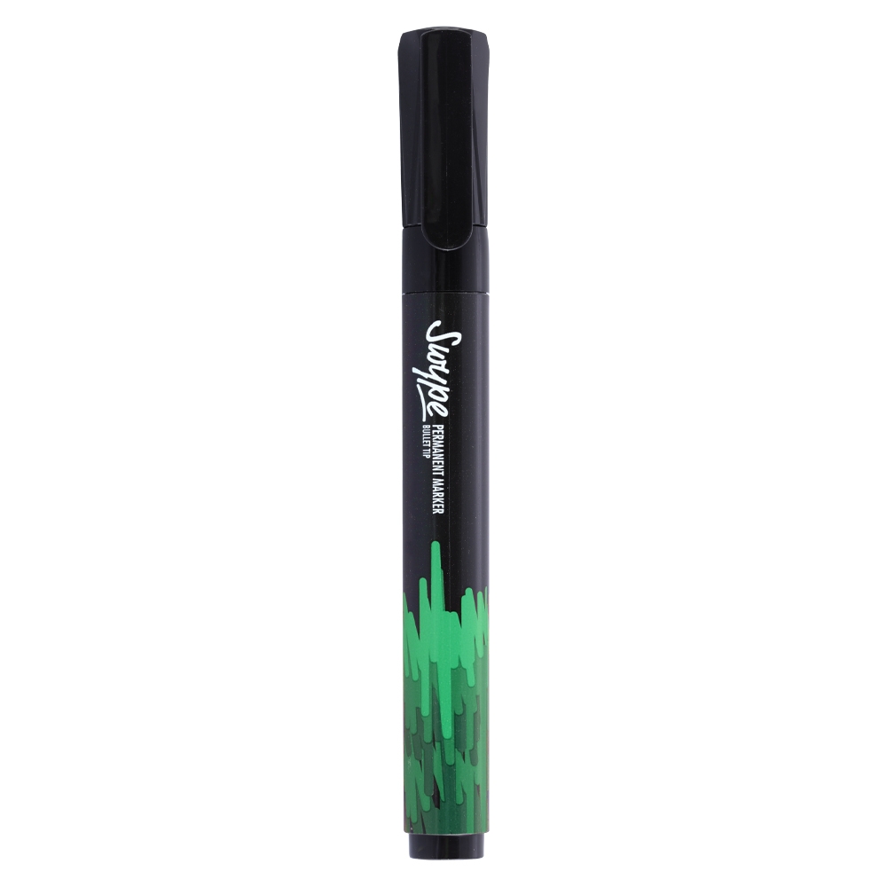 Marker permanent, Swype, verde - LINC - imagine 3