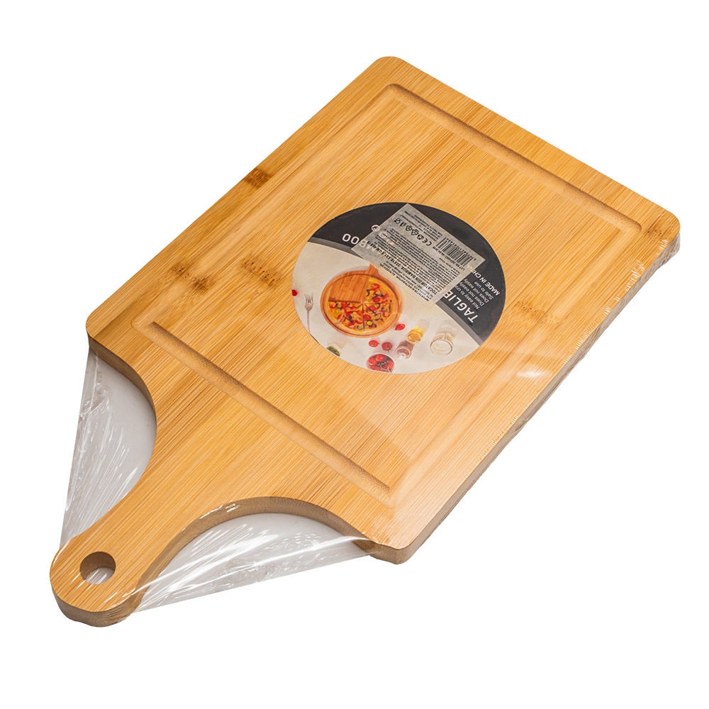 Tocator din bambus, 33x18,5x1,5 cm - imagine 3