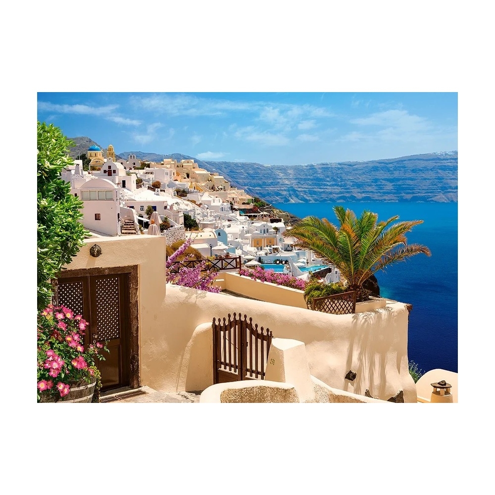 Puzzle 2000 piese, Santorini - Castorland - imagine 2