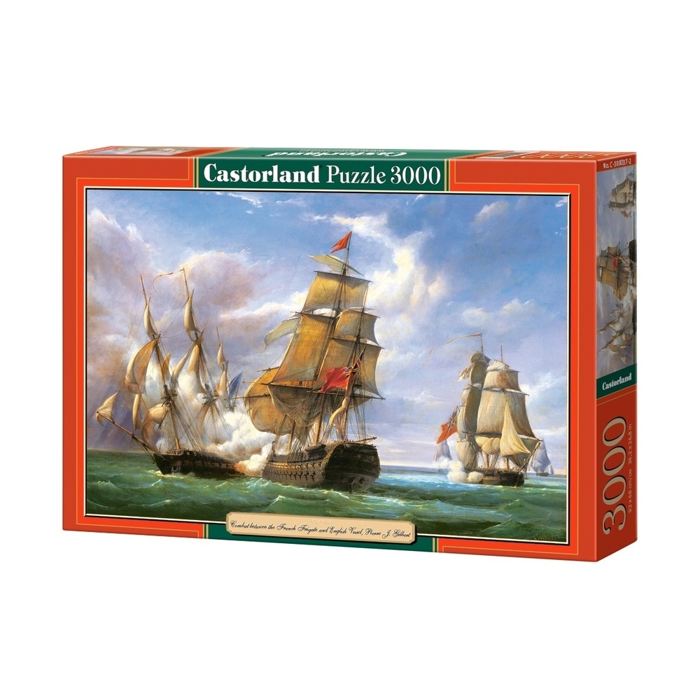 Puzzle 3000 piese, Batalie Navala - Castorland