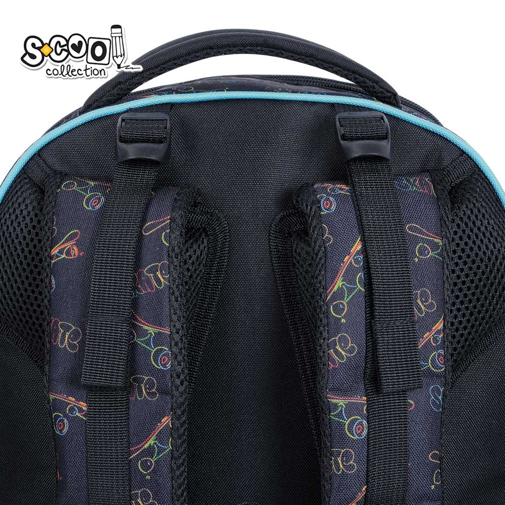 Ghiozdan anatomic, 39x33x18 cm, SKATE - S-COOL - imagine 8