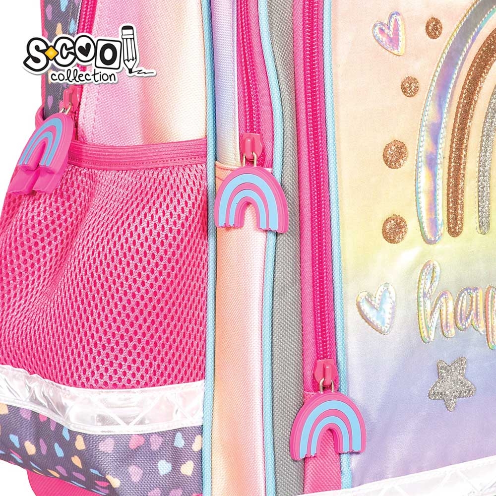 Ghiozdan ergonomic HAPPINESS, 40.5x29x13.5 cm - S-COOL - imagine 13