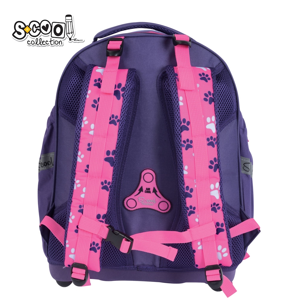 Ghiozdan anatomic, 39x33x18 cm, THINK PINK - S-COOL - imagine 4