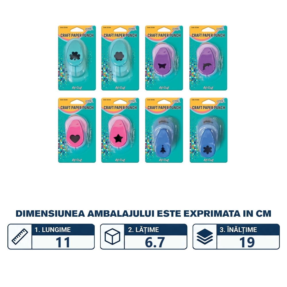 Accesorii craft, perforator, 31 mm, diverse modele - S-COOL - imagine 2