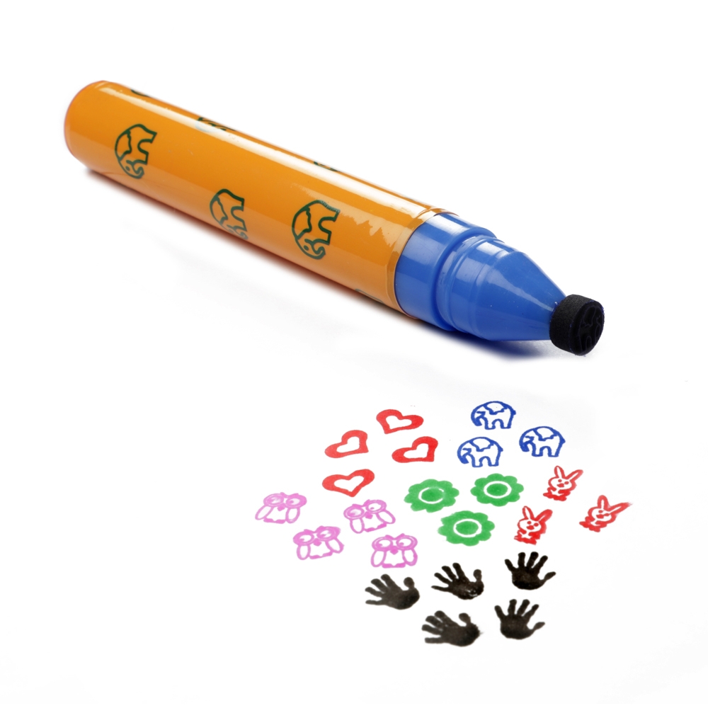 Markere cu stampile, 6 buc/set - Toi-Toys - imagine 5