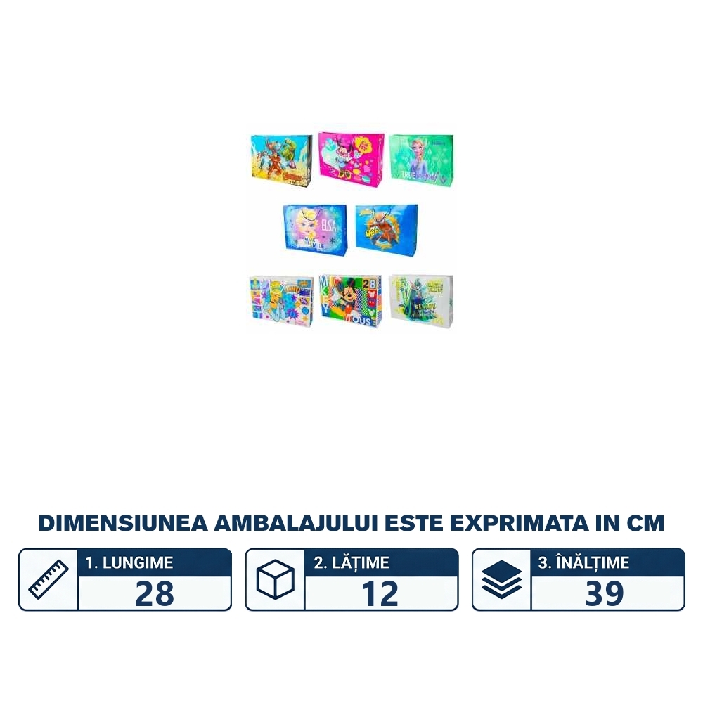 Punga cadou Disney, 10x27x38 cm - CANPOL - imagine 2