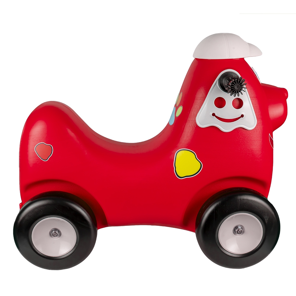 Catel cu roti, rosu - ROBENTOYS - imagine 5