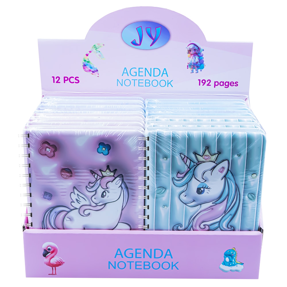 Notes 3D cu arc, 80 file, Unicorn - imagine 3