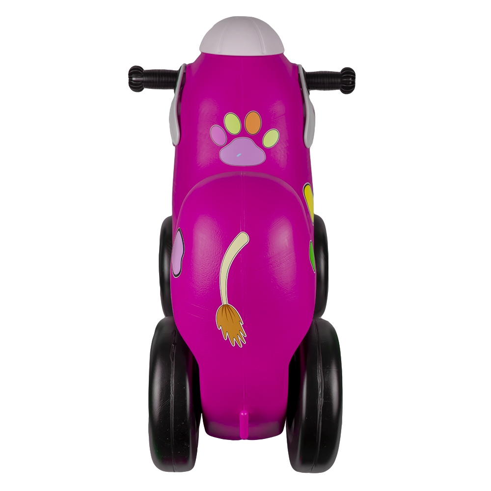 Catel cu roti, roz - ROBENTOYS - imagine 4