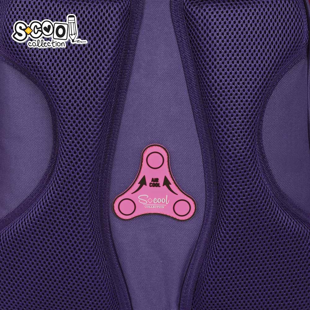 Ghiozdan anatomic, 39x33x18 cm, THINK PINK - S-COOL - imagine 10