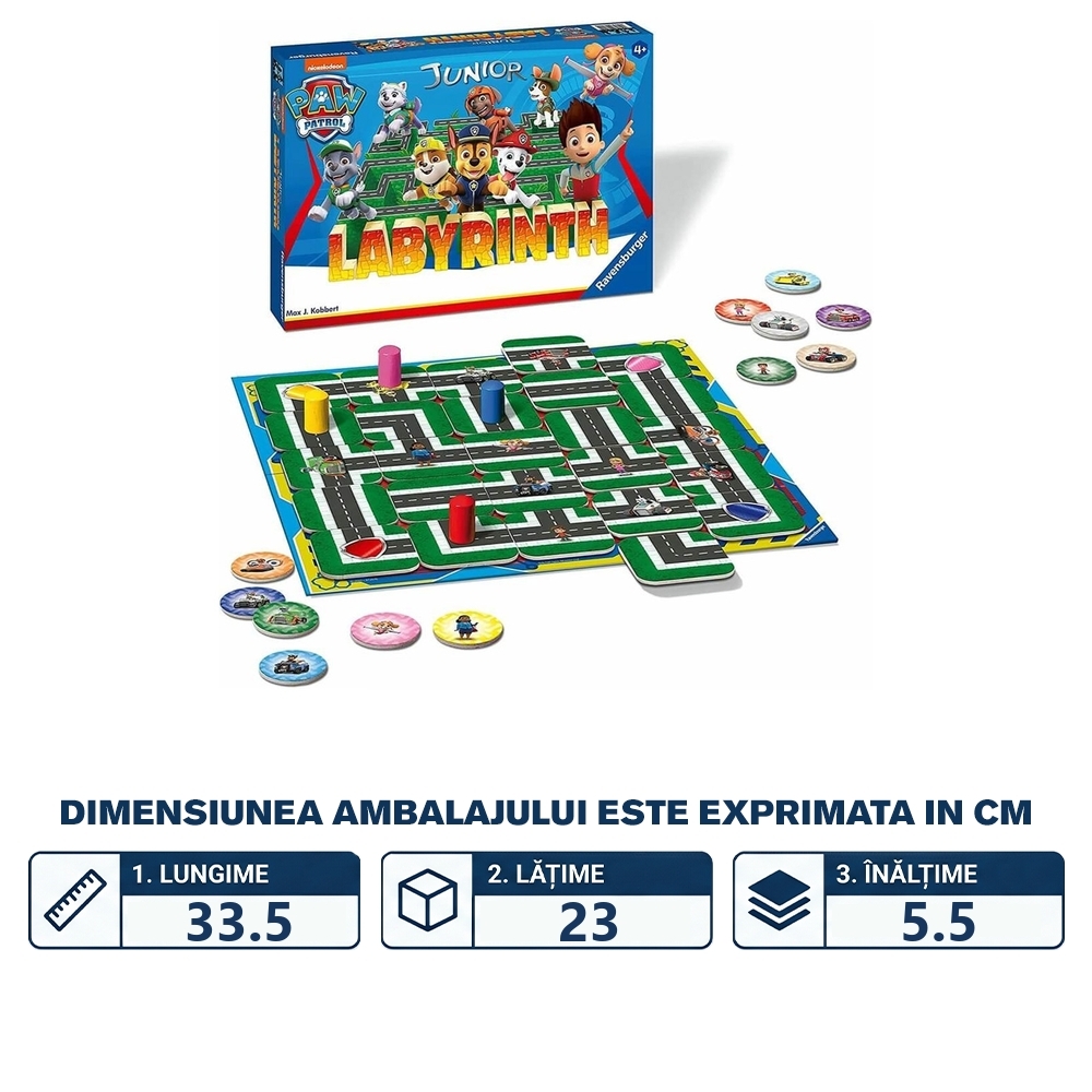 Labyrinth Paw Patrol Junior, 4+ ani - RAVENSBURGER - imagine 2
