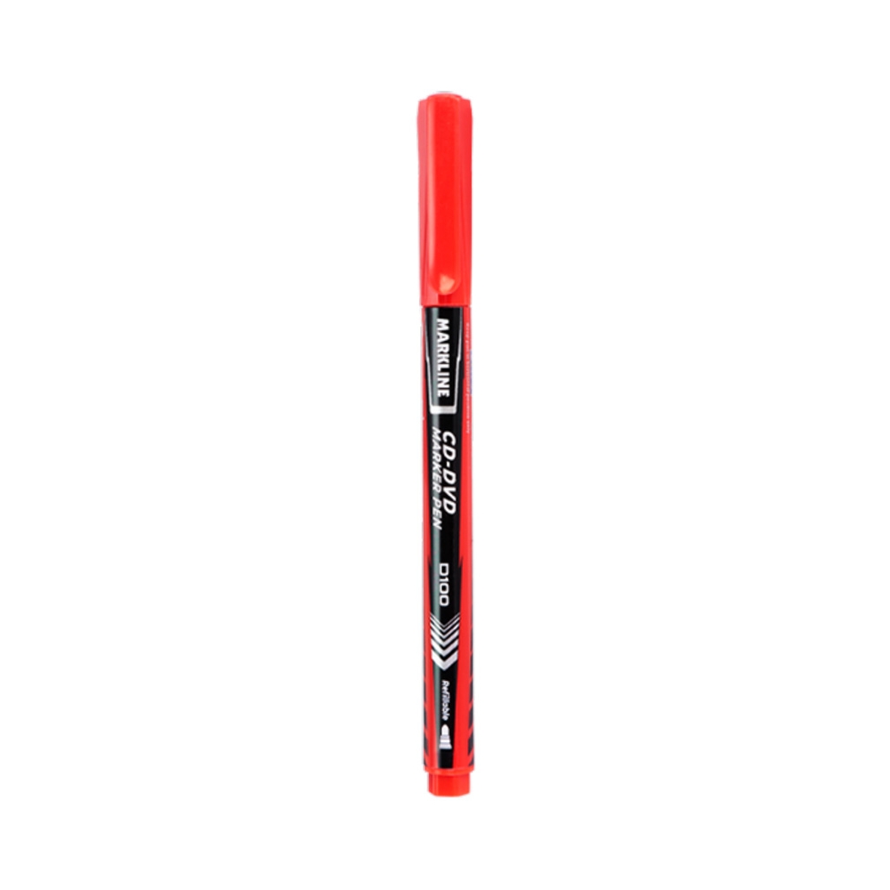 Marker CD/DVD Markline, rosu – LINC