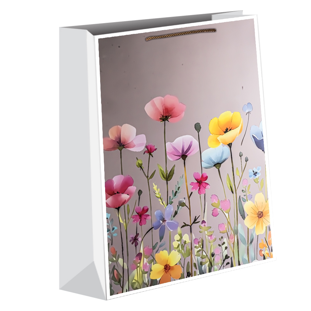 Punga cadou cu flori 43x55x15 cm - imagine 5