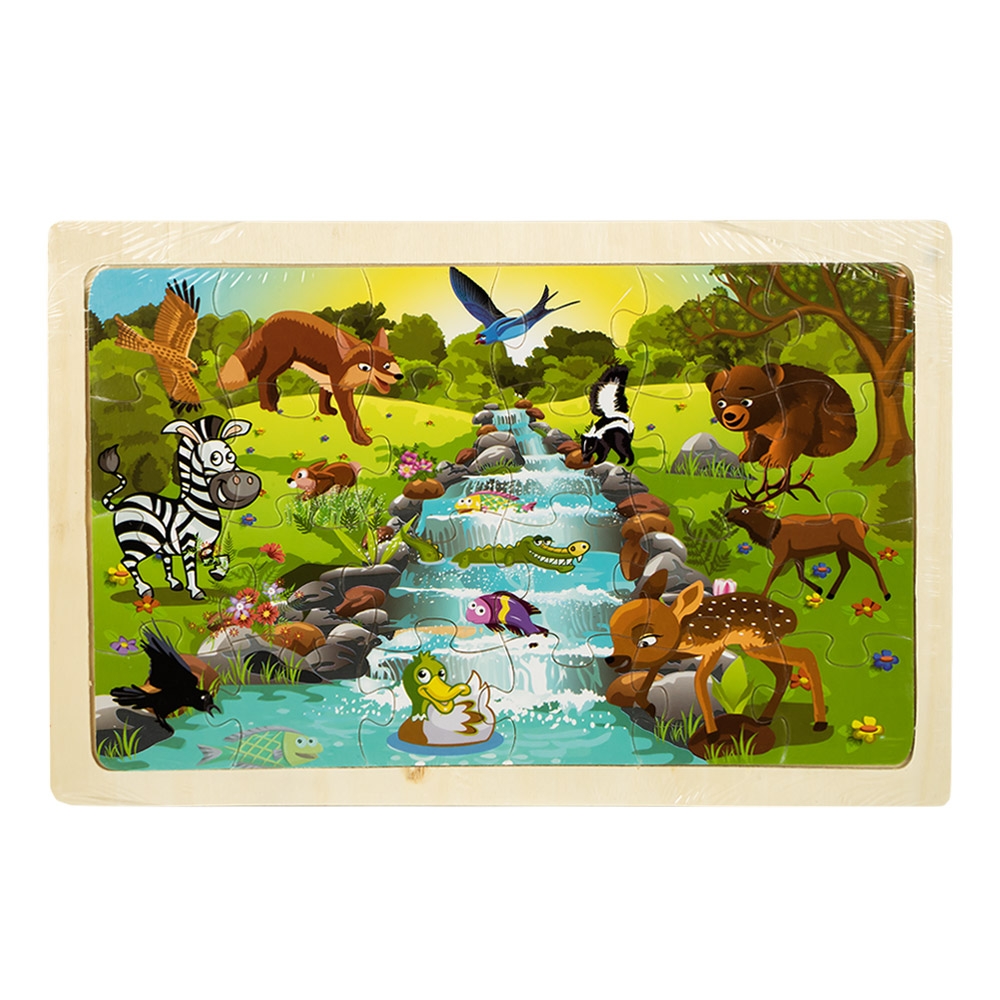 Puzzle lemn