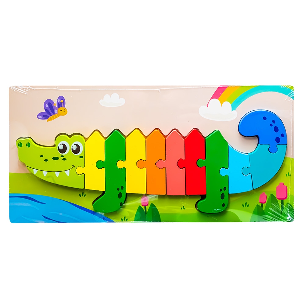 Puzzle din lemn, incastru - imagine 3
